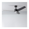 ZEVENTI | ZEVENTI - LED Stropný ventilátor ORVIETO LED/18W/230V Wi-Fi Tuya čierna + DO | ZV0023