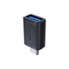 Adaptér Acefast J1 USB-A 3.0 (ženský) na USB-C 3.0 (mužský) 5Gb/s - čierny