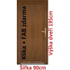 Soft Vchodové plastové dvere plné Emily 90x195 cm - Akce!