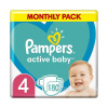 Pampers Active Baby 4 9-14 kg 180 ks