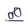 Trixie Postroj nylon. pre mačku s vodítkom XL 34-57 cm / 13 mm 1,20 m