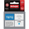 Atramentová náplň ActiveJet AEB-712 cyan [ 11ml | chip | Epson T0712 ] AEB-712 / AEB-712N