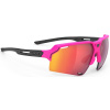 Rudy Project Deltabeat - pink fluo / black matte / Multilaser Red uni