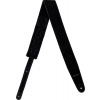 Cascha CGS-SL1 Leather Standard Gitarový pás Black