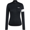 Dámsky zimný cyklistický dres Rapha Women's Core Thermal Long Sleeve Jersey - Black/White XS
