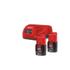 MILWAUKEE M12 NRG-202 (sada Milwaukee 2 x M12 B2 akumulátorov a nabíjačka)