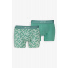 Pánske boxerky LEVI'S® 200 SERIES 2 PACK 37149-0982 Aqua Foan Farba: Bledozelená, Veľkosť: XL
