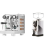 Rocket Espresso Appartamento, copper + Eureka Mignon Turbo, CR chrome