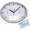 Nástenné hodiny, biela