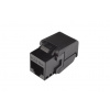 MULTIPACK 24ks Keystone Solarix CAT5E UTP RJ45 černý samořezný SXKJ-5E-UTP-BK-SA