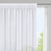 Záclona ELPIDIA s riasiacou páskou 350 x 150 cm – biela