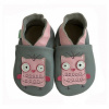 Hopi Hop Capáčky kožené Barefoot Sovinka na šedé Vel. S