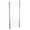Geberit GEO Sprchová stena 80x190 cm, strieborná/číre sklo 560.117.00.2