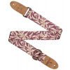 CASCHA CUS-VC4 Ukulele Strap Vegan Cork - Mauve Leaves