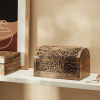 Nábytek PEGAS Šperkovnice FLOAR dřevěná vroubkovaná 19x11x11 cm 727696