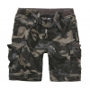 Brandit pánske cargo šortky PACKHAM vintage dark camo Farba: čierny maskáč, tmavý maskáč, Veľkosť: S