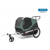 Thule Bexey Hazy Green L + bike set + rain cover + dog bed