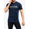Merino tričko pánske Sensor Merino Active PT Tee S/S - deep blue mountains