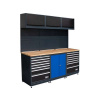 BGS Technic BGS 80100 Nástenný systém - štartovacie balenie drevo (sada 3 modulov)