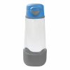 B.BOX Športová fľaša na pitie 600ml Varianta: modrá/šedá