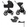 Muuvo Quick SE 2 3v1 Chromium Black Hlboká vanička Cybex Aton B2 i-Size Základňa k autosedačke