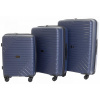 Sada 3 kufrov T-class 1991, M, L, XL, TSA, PP, DoubleLock (tmavo modré) 8594206310060