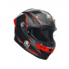 Prilba AGV K6 S SLASHCUT Black Grey Red Veľkosť: XS (53-54 cm)
