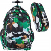 Školská taška, batoh - St.Right na kolieskach- Pixel+peračník