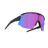 Brýle BLIZ ACTIVE BREEZE NANO OPTICS Matt Black w Nordic Light Begonia - Violet w Blue Multi + Brown w Silver Mirror 52102-14N