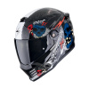 Moto přilba SCORPION COVERT FX SKULLZ černo/šedo/červená M