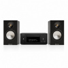 SETY Set Monitor Audio Bronze 50 7G (pár) + Denon RCD-N12 DAB black + Audioquest X-2 PVC gray 5m Black