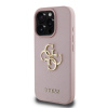 Zadný kryt Guess PU Grained 4G Metal Logo pre Apple iPhone 15 Pro Max, ružová