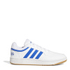 adidas Hoops 3.0 Mens Trainers White/Blue/Gum 8.5 (42.7)