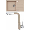 Set Alveus (dřez Rock 130 Beige 55 + baterie Siros Beige 55) SETA22214
