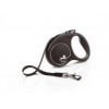 Flexi Black Design L vodítko 5m do 50kg Strieborné