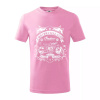 Indian Motorycle Club - Tričko detské bavlnené - 104-110cm / 3-4 roky ( Ružová )