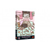 Puzzle Premium Plus: Pusheen 1000 dielikov 48x68, 3cm v krabici 27x40x6cm