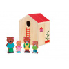 Djeco Minihouse Mini roztvárací domček s figúrkami
