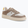 Dámske topánky Tommy Hilfiger Sporty Cupsole Tumbled Leather coastal taupe/ecru/yellow