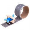 Bigjigs Toys Lepiaca páska runway s lietadlom