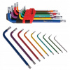 KĽÚČ TORX FAREBNÝ T10-T50 9ks CrV