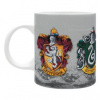 ABYstyle Hrnek Harry Potter znaky bradavických kolejí bílý 320 ml