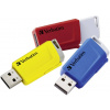 Verbatim V Store N CLICK USB flash disk 16 GB žlutá, červená, modrá 49306 USB 3.2 (Gen 1x1)