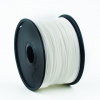 GEMBIRD Struna pro 3D tisk, PLA, 1,75mm, 1kg, 330m, bílá 3DP-PLA1.75-01-W