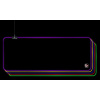 Gembird herná podložka pod mys s RGB podsvietením, 300x800mm, čierna MP-GAMELED-L