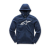 mikina AGELESS II FLEECE, ALPINESTARS (modrá/bílá, vel. M) M180-394-M