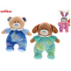 Baby Happiness zvieratko plyšové 21 cm s hrkálkou vo vnútri na karte - mix variantov či farieb