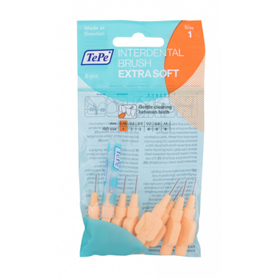 TePe Extra Soft medzizubné kefky 0,45 mm 8 ks