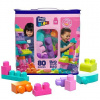 Mega Bloks First kocky 80 růžové