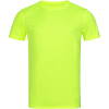 Stedman Tričko Active 140 Crew Neck, sportovní, krátký rukáv, pánské COT058400k4805-cyber yello 2XL Žlutá cyber
